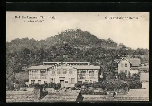 AK Blankenburg / Thür. Wald, Allianzkonferenz 1912, Die Allianzhalle