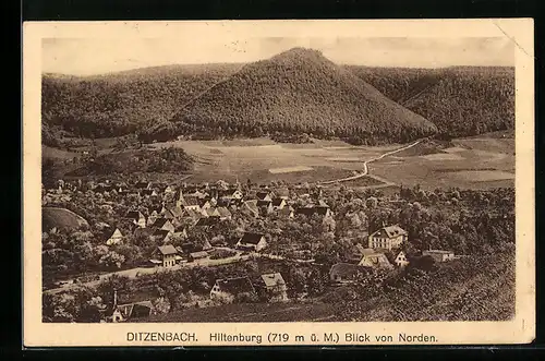AK Ditzenbach, Ortsansicht, Blick von Norden