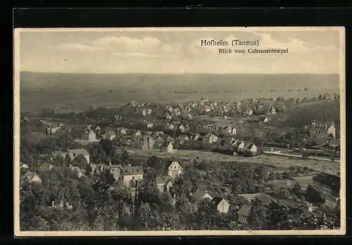 AK Hofheim /Taunus, Blick vom Cohausentempel