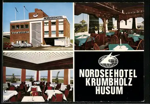 AK Husum /Nordsee, Hotel Krumbholz, Am Seedeich