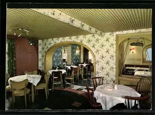 AK Westerland /Nordsee, Gaststätte Pieten Andresen, Innenansicht