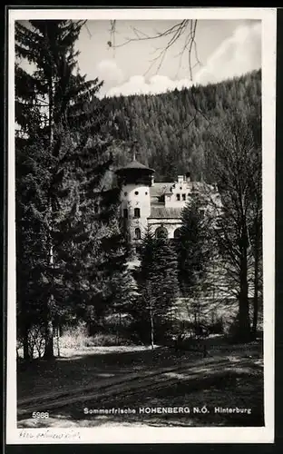 AK Hohenberg, Blick zur Hinterburg