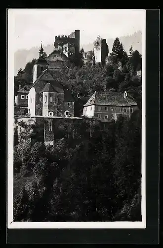 AK Unzmarkt, Ruine Frauenberg