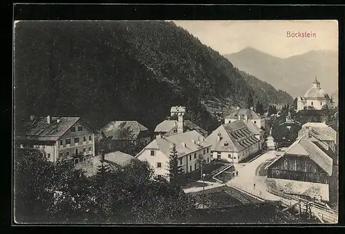 AK Böckstein, Teilansicht mit Strassenpartie