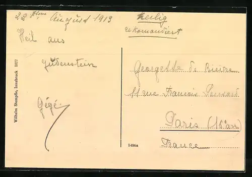 AK Judenstein bei Hall, Ortspartie