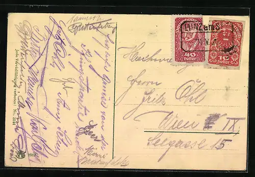 AK Lunz /N.-Ö., Teilansicht mit Kirche