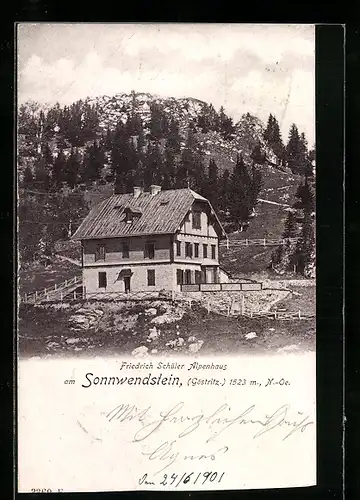 AK Schottwien, Friedrich Schüler Alpenhaus