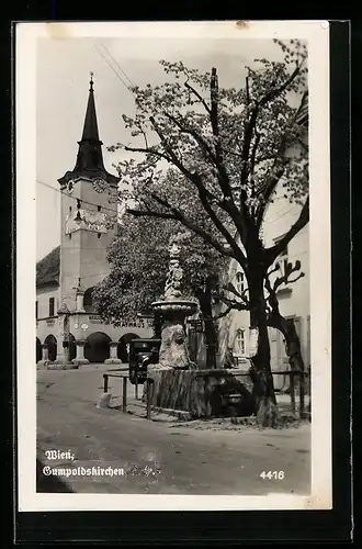 AK Gumpoldskirchen, Partie am Rathaus