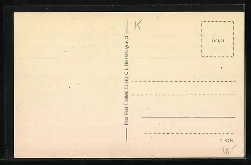 AK Leipzig, Café & Conditorei Lutze, Terrasse, Kaiser-Wilhelm-Str. 2