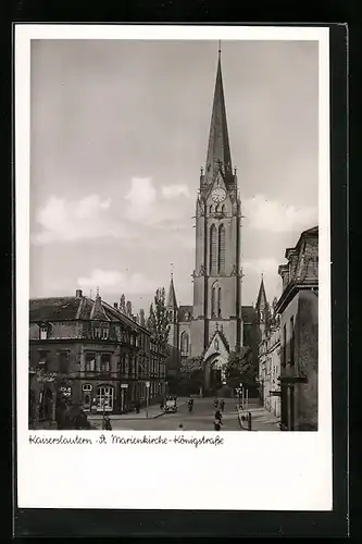 AK Kaiserslautern, St. Marienkirche an der Königstrasse