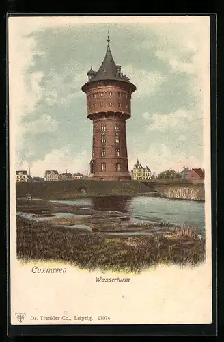 AK Cuxhaven, Partie am Wasserturm