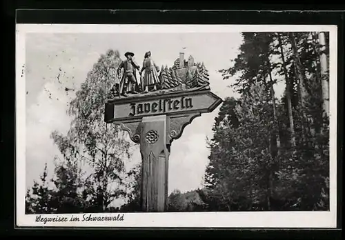 AK Zavelstein, Wegweiser im Schwarzwald