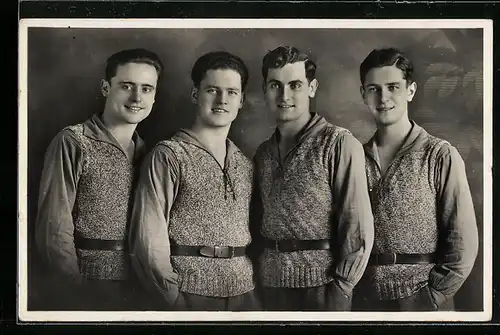 AK Varietegruppe Rheinland-Quartett, Portrait