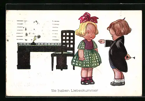 AK Bube gibt einem Mädchen Medizin gegen Liebeskummer