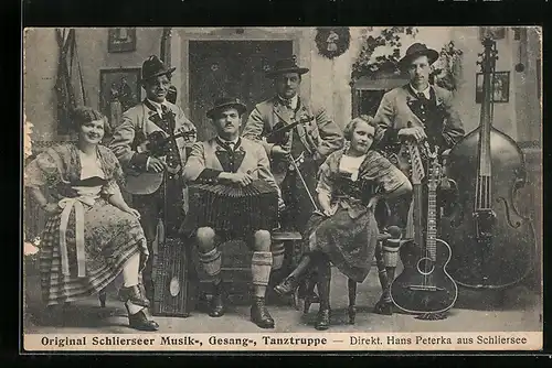 AK Schliersee, Original Schlierseer Musiktruppe mit Instrumenten