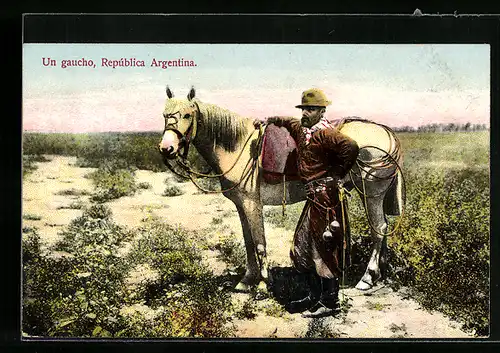 AK Republica Argentina, Un Gaucho