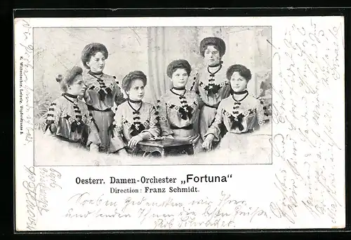 AK Oesterreichisches Damen-Orchester Fortuna