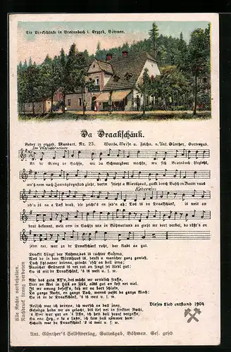 AK Breitenbach, Gastwirtschaft Drecksschänke, Lied Da Draakschänk