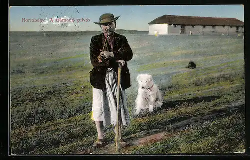 AK Hortobágy, A számadó gulyás, ungarische Tracht