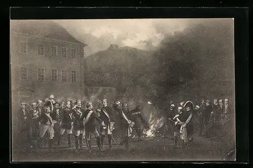 AK Heidelberg, Fackelzug der Studenten