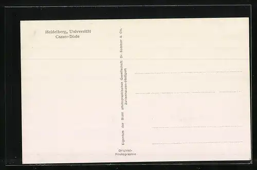 AK Heidelberg, Universität, Carzer-Diele