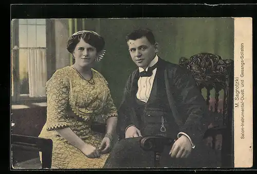 AK Salon-Instrumental-Duett und Gesangs-Solisten M. Sagrotzki