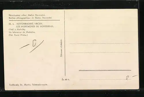 AK Novohradské Vrchy, Orác z Madacky