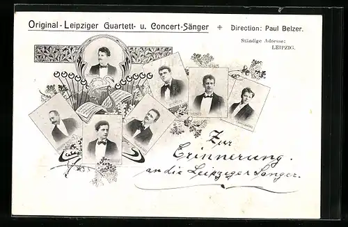 AK Leipzig, Original-Leipziger Quartett- und Concert-Sänger