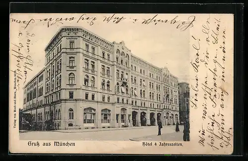 AK München, Hotel 4 Jahreszeiten