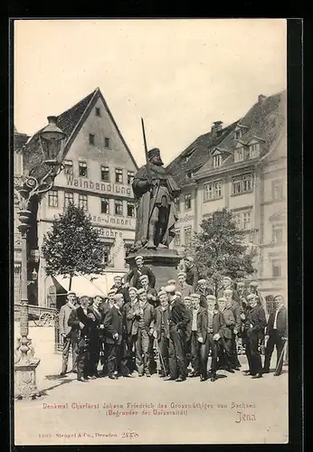 AK Jena, Denkmal Churfürst Friedrich des Grossmüthigen von Sachsen