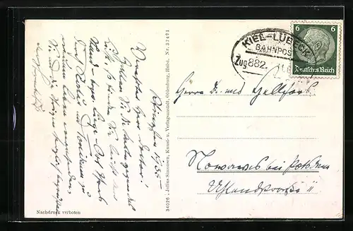 AK Eutin, Landkarte mit der Holsteinischen Schweiz