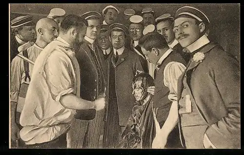 AK Heidelberger Studentenleben, Nach der Mensur, studentische Szene