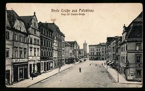 AK Patzschkau, Ring mit Glatzer-Strasse