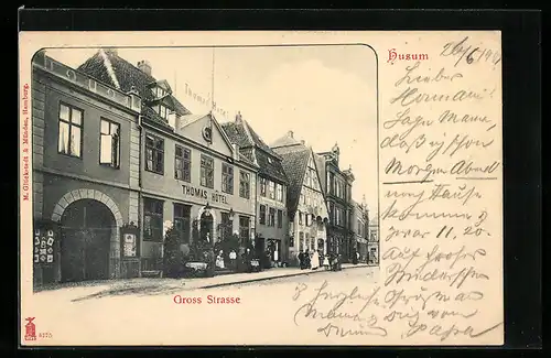 AK Husum, Thomas Hotel, Gross Strasse
