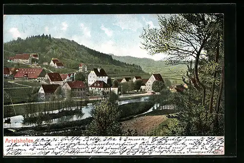 AK Artelshofen, Generalansicht der Stadt