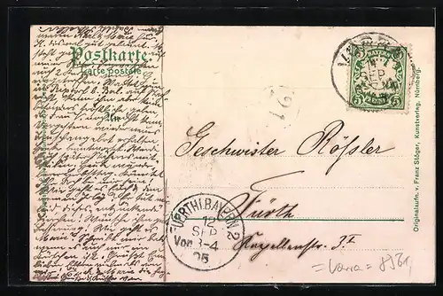 AK Artelshofen, Generalansicht der Stadt