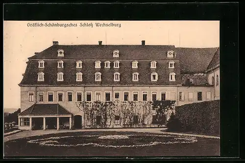 AK Wechselburg, am Gräflich-Schönburgschen Schloss