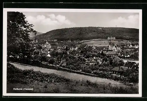 AK Hofheim im Taunus, Generalansicht mit Blick zur Kirche