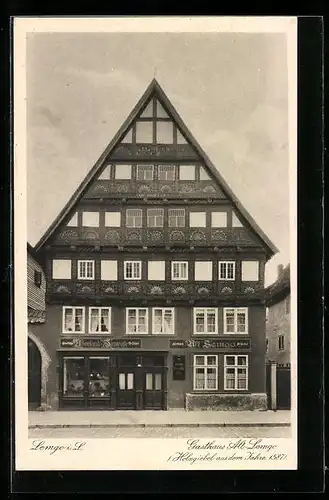 AK Lemgo i. L., Gasthaus alt Lemgo