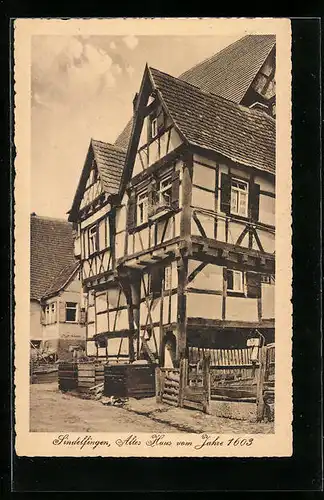 AK Sindelfingen, Altes Haus vom Jahre 1603