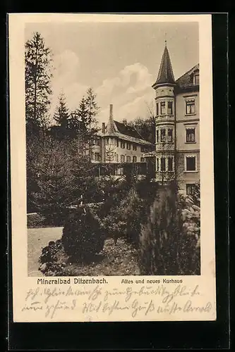 AK Ditzenbach, Altes u. neues Kurhaus