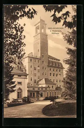 AK Bad-Schachen a. Bodensee, Blick auf das Kurhaus