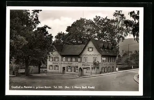 AK Alpirsbach, der Gasthof und Pension zum grünen Baum