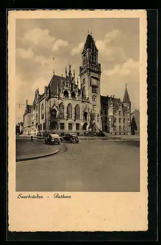 AK Saarbrücken, vor dem Rathaus