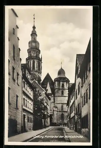 AK Coburg, Partie bei der Morizkirche