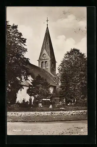 AK Satrup, Partie an der Kirche