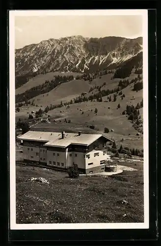 AK Oberjoch am pass, Blick auf das Haus Ingeburg