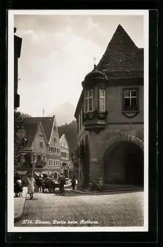 AK Füssen, Partie beim Rathaus