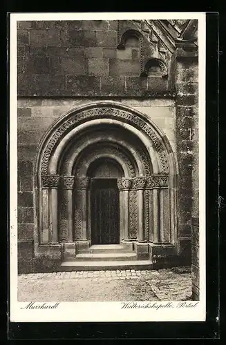 AK Murrhardt, Portal der Walterichskapelle