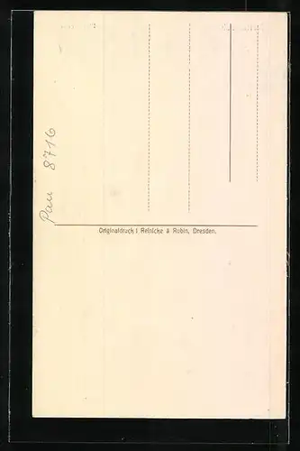 AK Dettelbach, Partie an der Pfarrkirche